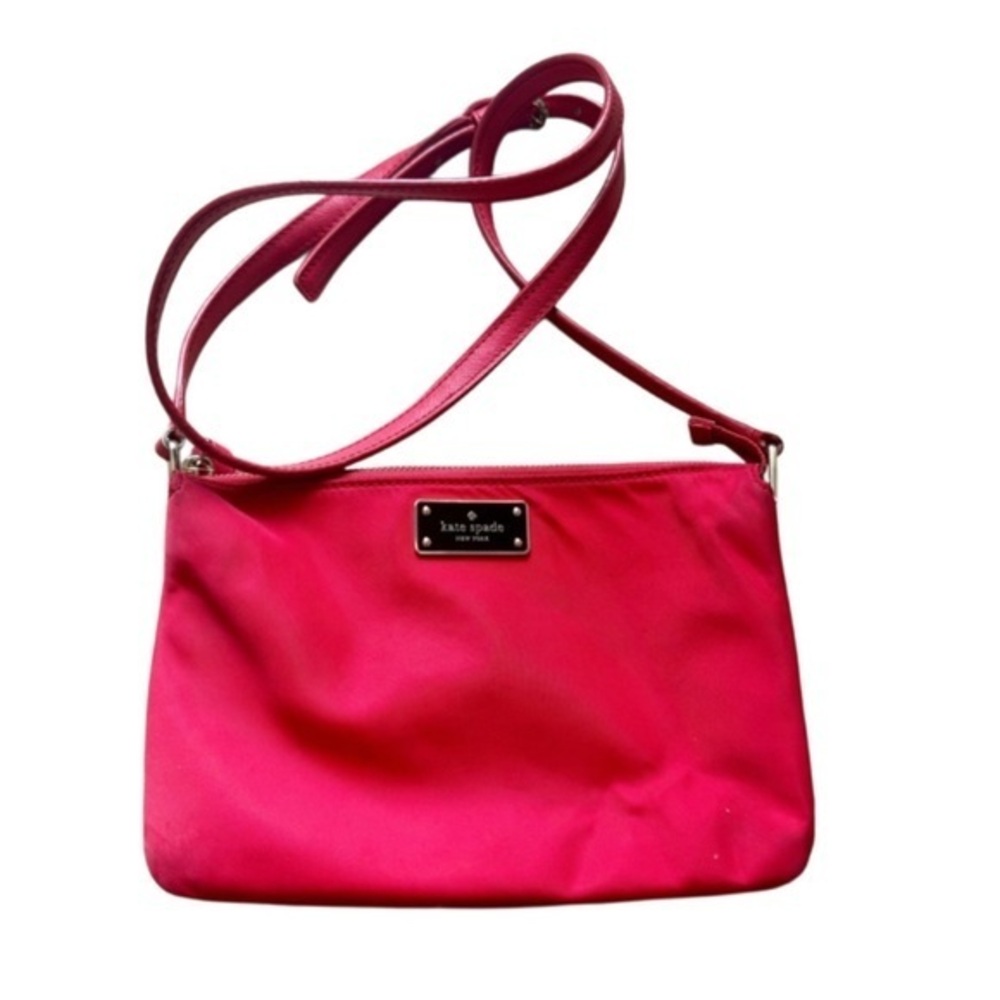 Kate Spade Red Crossbody – Chic, Bold, Gold Hardware, Versatile & Elegant